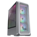 GABINETE COUGAR ARCHON 2 MESH RGB/MIDI-TOWER/CON MALLA/VIDRIO TEMPLADO/3 VENTILADORES INSTALADOS/MINI-ITX/MICRO-ATX/ATX/SIN FUENTE/BLANCO/385CC50.0002