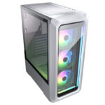 GABINETE COUGAR ARCHON 2 RGB/MIDI TOWER/VIDRIO TEMPLADO/SIN FUENTE/3VENTILADORES INSTALADOS/MINI ITX/MICRO ATX/ATX/BLANCO/385CC50.0004