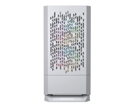 GABINETE COUGAR MG140 AIR RGB/MINI TOWER/CON VENTANA/SIN FUENTE/USB 3.0/COLOR BLANCO/MICRO ATX/MINI-ITX, 385JM80.0002