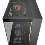 Gabinete Cougar Fv150 Rgb/Mid-Tower/Sinfuente/USB 2.0/3.0/4 Ventiladores Instalados/Color Negro/Micro-ATX/385Ka10.0001