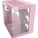 Gabinete Cougar Fv150/Midi Tower/Rgb Crist Temp/ATX/Rosa/385Ka10.0005