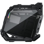 GABINETE COUGAR 385LMS0.0001 MIDI-TOWER, VENTANA ARGB, SIN FUENTE, USB 3.0, 3 VENTILADORES ARGB INSTALADOS, COLOR NEGRO, ATX/CEB/E-ATX