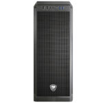 GABINETE COUGAR MX330-G, MEDIA TORRE C/VENTANA, NEGRO, ATX, SIN FUENTE, 385NC10.0006