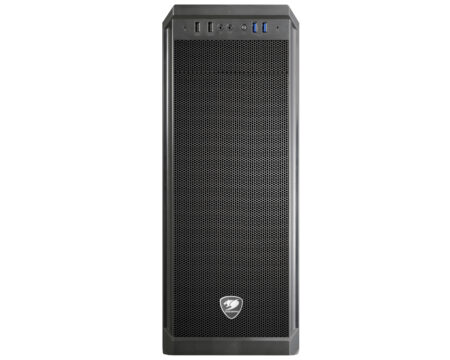 GABINETE COUGAR MX330-G, MEDIA TORRE C/VENTANA, NEGRO, ATX, SIN FUENTE, 385NC10.0006