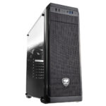 GABINETE COUGAR MX330-G, MEDIA TORRE C/VENTANA, NEGRO, ATX, SIN FUENTE, 385NC10.0006