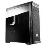 GABINETE COUGAR MX330-G, MEDIA TORRE C/VENTANA, NEGRO, ATX, SIN FUENTE, 385NC10.0006