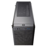 GABINETE COUGAR MX330-G, MEDIA TORRE C/VENTANA, NEGRO, ATX, SIN FUENTE, 385NC10.0006