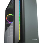 GABINETE COUGAR DARKBLADER X7 RGB MEDIA TORRE C/VENTANA, NEGRO/VERDE, SIN FUENTE, E-ATX/ATX, 385UM30.0005