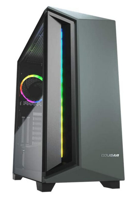Gabinete Cougar Darkblader X7 Rgb Media Torre C/Ventana, Negro/Verde, Sin Fuente, E-ATX/ATX, 385Um30.0005