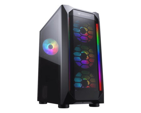 Gabinete Cougar Mx410 Mesh-G Rgb, Media Torre C/Ventana, Negro, Sin Fuente, ATX, 385Vm70.0004