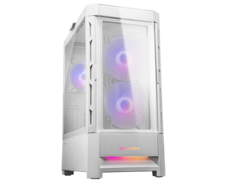 Gabinete Cougar Duoface/Mid Tower/Con Ventana/Sin Fuente/3 Ventiladores Argb/Color Blanco/Mini Itx /Micro ATX/ATX/Ceb/385Zd10.0003