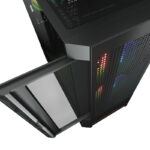 Gabinete Cougar Airface Rgb/Midi-Tower/Sin Fuente/USB 2.0/3.0/3 Ventiladores Instalados/Color Negro/ATX/385Zd10.0004