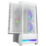 Gabinete Cougar Airface Rgb/Midi-Tower/Ventana/Sin Fuente/USB 2.0/3.0/3 Ventiladores Instalados/Color Blanco/Eatx/385Zd10.0005