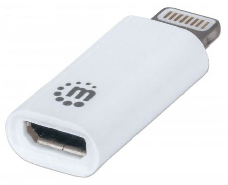 Adaptador Manhattan Ilynk Micro USB Lightning Iphone5 390620
