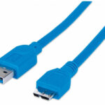Cable USB Manhattan 3.0 A Micro B De 1 Metro 393898