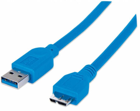 Cable USB Manhattan 3.0 A Micro B De 1 Metro 393898