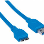 Cable USB Manhattan 3.0 A Micro B De 1 Metro 393898