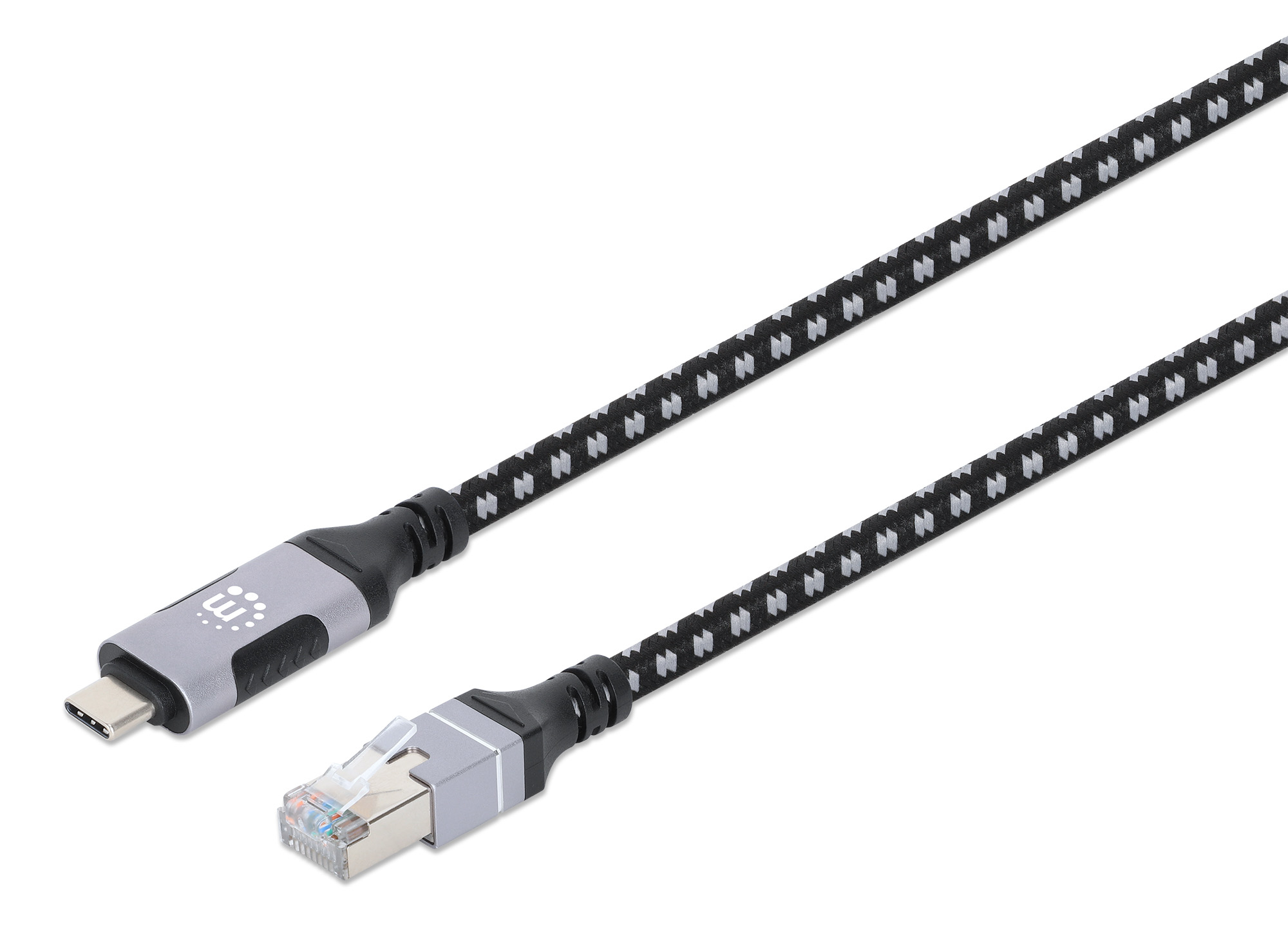 CABLE USB-C V3.2 A RJ45 2M 5 GB PS CAT6 1 GBPS