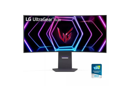 MONITOR 39" LG 39GS95QE-B/OLED/CURVO/ULTRA-WQHD/240HZ/G-SYNC/FREESYNC/HDMI/DP/COLOR NEGRO