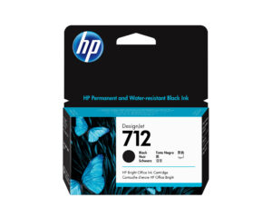 CARTUCHO DE TINTA HP DESIGNJET 712 38ML NEGRO, 3ED70A