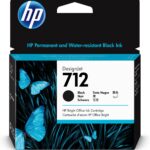 Cartucho De Tinta HP Designjet 712 80Ml Color Negro, 3Ed71A