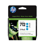 Cartucho De Tinta HP 712 3Ed77A/29Ml/3Piezas/Color Cian
