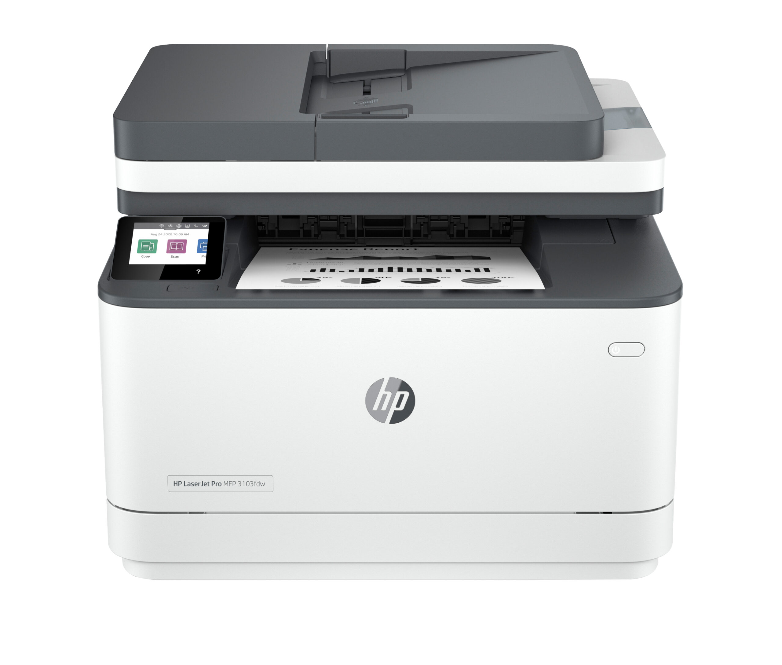 Hp Laserjet Pro 3103fdw Conexiones Inalámbricas Multifunction Blanco Y Negro Impresora, Impresión A Doble Cara; Copiadora, Escáner