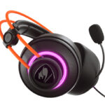 Diadema Audifono C/Microfono USB Gamer 7.1 Cougar Immersa Pro Prix, Negro/Naranja, 3H700U50C.0004
