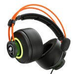 Diadema Audifono C/Microfono USB Gamer 7.1 Cougar Immersa Pro Prix, Negro/Naranja, 3H700U50C.0004
