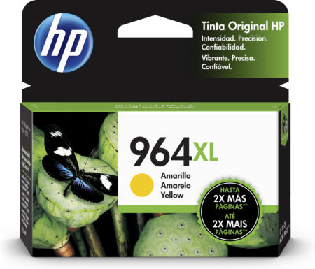 Cartucho De Tinta HP 964Xl Amarillo 1600 Paginas, 3Ja56Al