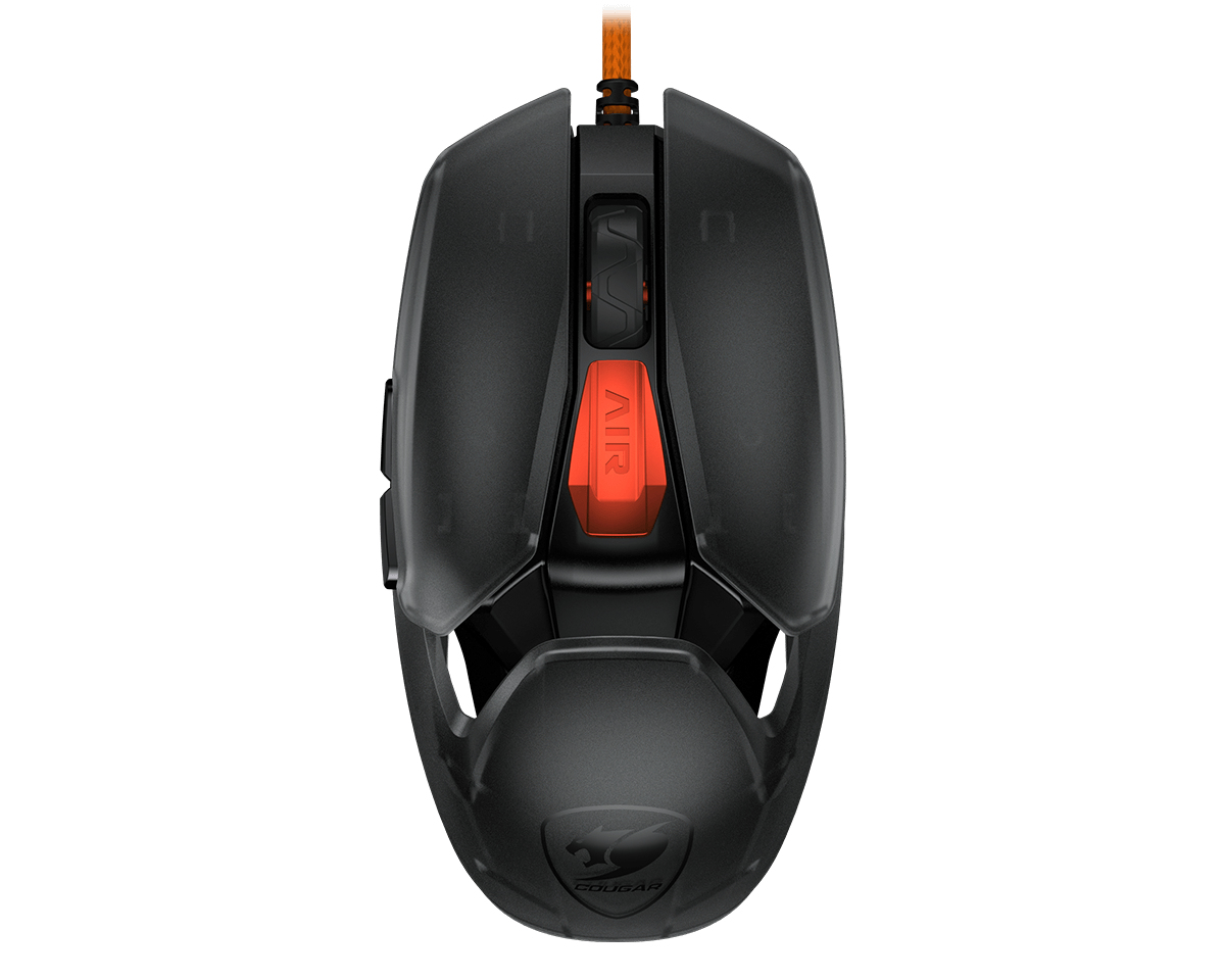 Mouse Gamer Cougar Optico Airblader Tournament, Alambrico, Usb-a, 20.000dpi, Negro, 3m487wonb.0001