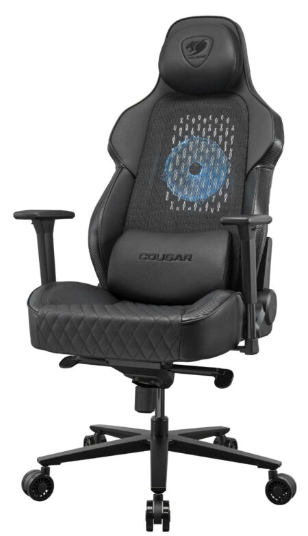 Silla Gamer Cougar 3Marpblb.0001 Nxsys Aero, Color Negro, 160Kg, Cloruro De Polivinilo, Inclinacion De 90/150°