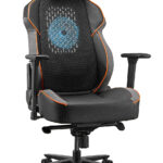 Silla Gamer Cougar Nxsys Aero, 3Marporb.0001, Color Negro/Naranja, Hasta 160Kg, Reclinable, Altura Ajustable, Ventilador Rgb Integrado