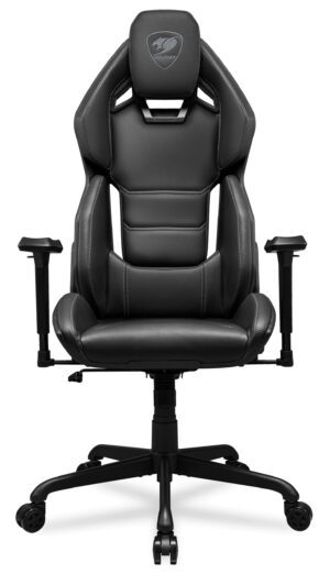 SILLA GAMER COUGAR HOTROD 3MARXBLB.0001 COLOR NEGRO, HASTA 136KG, TAPIZADO CUERO SINTETICO HYPER-DURA