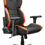 SILLA GAMER COUGAR 3MARXORB.0001 HOTROD, COLOR NEGRO/NARANJA, HASTA 136KG, RECLINABLE, ALTURA AJUSTABLE