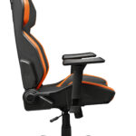 SILLA GAMER COUGAR 3MARXORB.0001 HOTROD, COLOR NEGRO/NARANJA, HASTA 136KG, RECLINABLE, ALTURA AJUSTABLE
