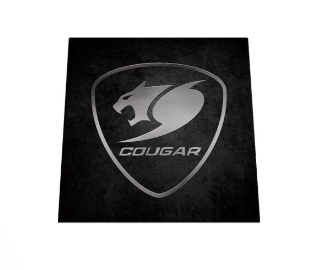 Alfombra Para Silla Cougar 3mcomfmb.0001, Rectangular, Color Negro