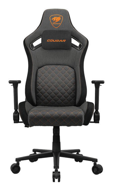 SILLA GAMER COUGAR DEFENSOR F/COLOR NEGRO-NARANJA/HASTA 120KG/CUERO SINTETICO/3MDFFORB.0001