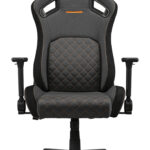 SILLA GAMER COUGAR DEFENSOR F/COLOR NEGRO-NARANJA/HASTA 120KG/CUERO SINTETICO/3MDFFORB.0001