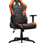 Silla Gamer Cougar Armor Elite, 3Meliorb.0001 Color Negro/Naranja, Hasta 120Kg, Respaldo Acolchado, Descansa Brazos 4D