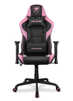 SILLA GAMER COUGAR ARMOR ELITE NEGRO-ROSA/ MAX 120KG/3MELIPNB.0001