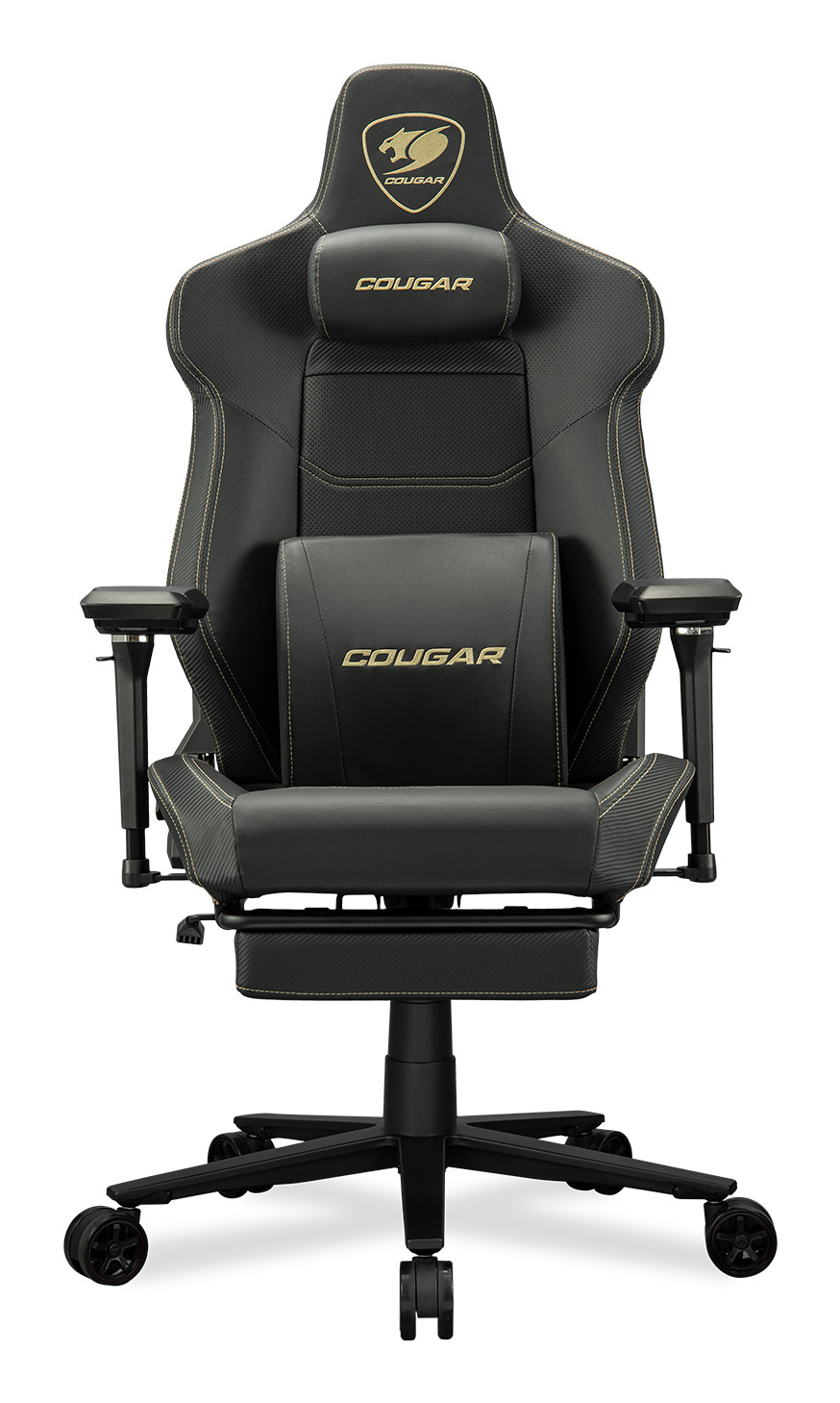 Silla Gamer Cougar Armor Evo M/color Negro/hasta 160kg/cuero Sintetico/reclinable/3mevmglb.0001