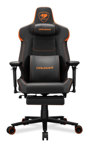 SILLA GAMER COUGAR ARMOR EVO M/COLOR NEGRO-NARANJA/HASTA 160KG/UERO SINTETICO/RECLINABLE/3MEVMORB.0001