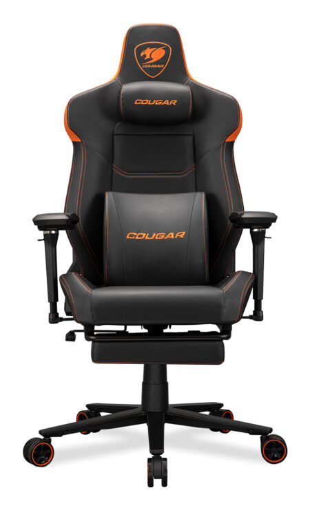 SILLA GAMER COUGAR ARMOR EVO M/COLOR NEGRO-NARANJA/HASTA 160KG/UERO SINTETICO/RECLINABLE/3MEVMORB.0001