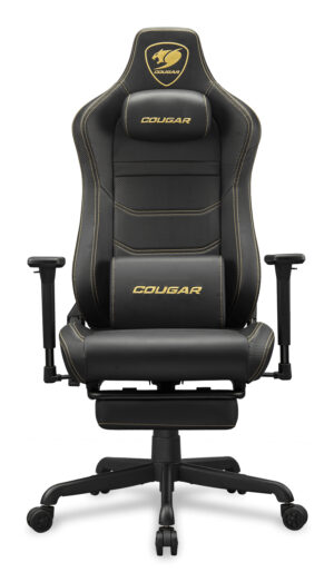 SILLA GAMER COUGAR ARMOR EVO S/COLOR NEGRO/HASTA 120KG/CUERO SINTETICO/REPOSA PIES/3MEVSGLB.0001