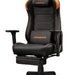 SILLA GAMER COUGAR ARMOR EVO/COLOR NEGRO-NARANJA/HASTA 160KG/CUERO SINTETICO/COJIN LUMBAR/REPOSAPIES/3MEVSORB.0001
