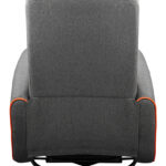 Sofa Gamer Cougar Fidom/Lino Acolchado/150Kg/Reclinable/Bolsillo Lateral/Color Gris-Naranja/3Mfdfgro.0001