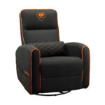 Sofa Gamer Cougar Fidom/Lino Acolchado/150Kg/Reclinable/Color Negro-Naranja/3Mfdforb.0001