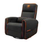 Sofa Gamer Cougar Fidom/Lino Acolchado/150Kg/Reclinable/Color Negro-Naranja/3Mfdforb.0001
