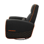 Sofa Gamer Cougar Fidom/Lino Acolchado/150Kg/Reclinable/Color Negro-Naranja/3Mfdforb.0001